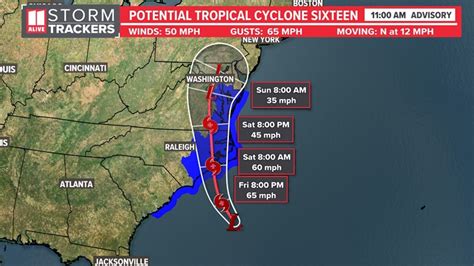 Potential Tropical Cyclone Sixteen What To Know