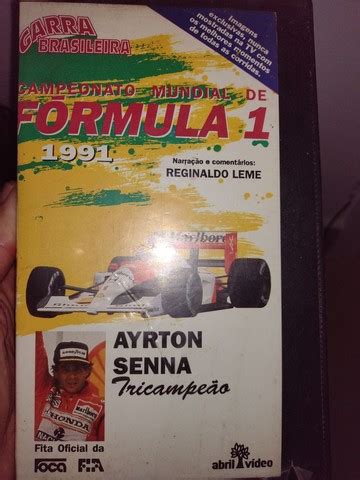 Fitas Em Vhs Ayrton Senna Tri Cds Dvds Etc Mooca S O Paulo