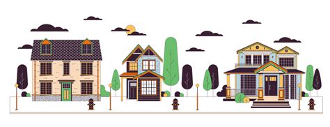 Residential Suburbs Illustrations Free In Svg Png Eps Iconscout