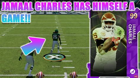 99 Jamaal Charles Breaks Out Madden 21 Power Up Gameplay Youtube