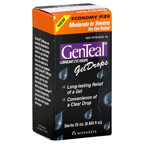 Genteal Tears Lubricant Eye Drops For Severe Day And Night