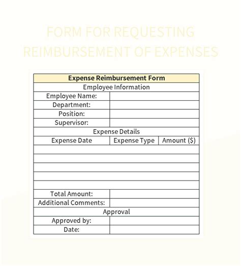 How To Ask For Reimbursement Of Office Expenses At Diane Loftis Blog