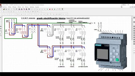 An Electrical Wiring Diagram Is Shown In This Screenshote With The