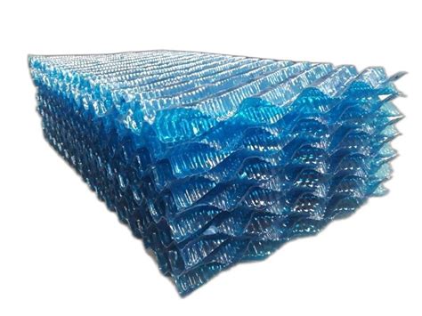 Blue Honeycomb PVC Fills For Cooling Tower Size Dimensions