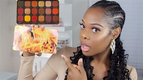 Makeup Revolution Flawless Fire Palette Review Youtube