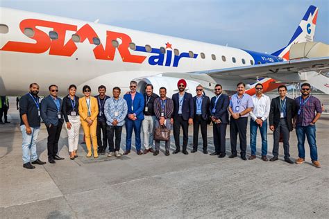 Star Air Operates India S First Inaugural Flight Of New Embraer E175