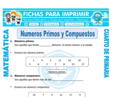 Que Son Los Numeros Primos Y Compuestos Ejemplos Opciones De Ejemplo