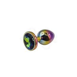 Plug Anal Colorido G Joia Na Base Vip Mix 5 Cores Exclusiva