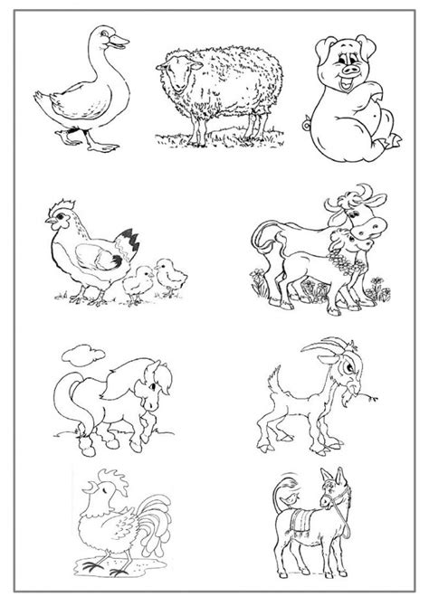 Coloriage Animaux De Ferme T L Charger