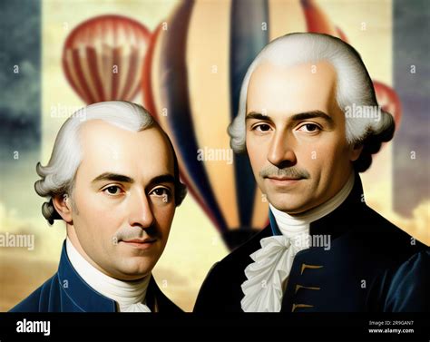 The Joseph Michel Montgolfier Brothers Were The Inventors Of The Hot Air Balloon A Means Of