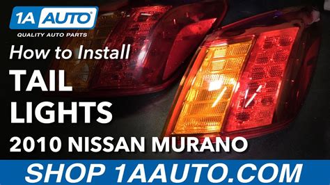 How To Replace Tail Lights 2009 14 Nissan Murano 1a Auto