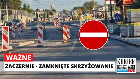 Uwaga na zamknięcie drogi na trasie Rzeszów Głogów Młp Kurier