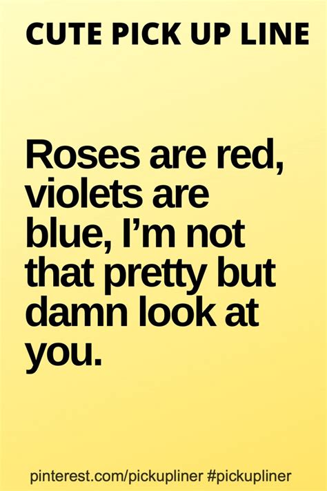 Flirty Pick Up Lines