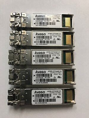 Avago AFBR 57F5AMZ E3 16Gb FC Multirate 850nm SFP SW EMC 019 078 045