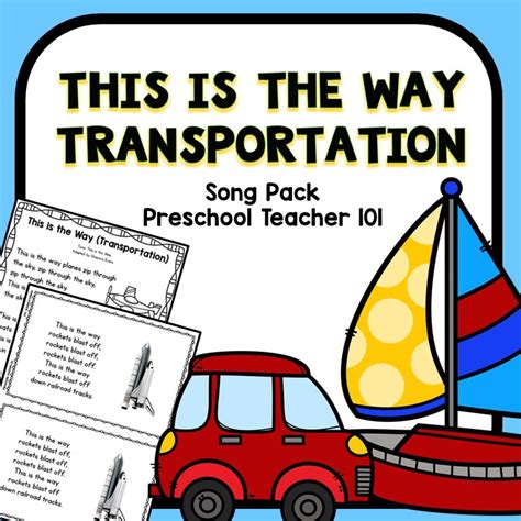 25 Resources for a Preschool Transportation Theme - Fun-A-Day!