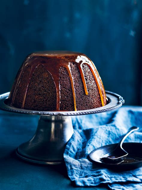 Steamed Sticky Date Pudding With Spiced Rum And Maple Glaze Donna Hay