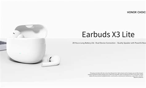 Honor Earbuds X3 Lite Price in Nepal, Specs, Launch Date