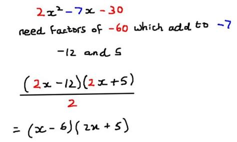 How To Factorise Quadratics