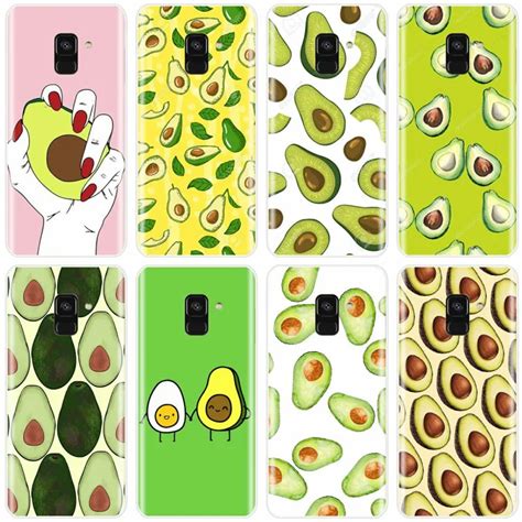 Jolie Coque De Téléphone Portable En Silicone Souple Avec Motif Avocat Pour Samsung Galaxy A5