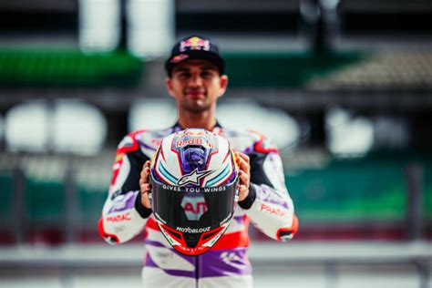 Motogp Martin Miller Wearing New Alpinestars Supertech R Helmet In