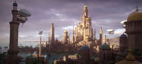 ArtStation - Persian City, Pengzhen Zhang Fantasy City, Fantasy Places ...