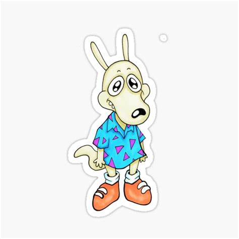 Rocko Sticker For Sale By Yudamori Redbubble