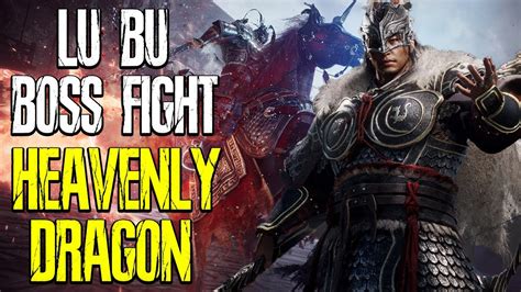 Wo Long Fallen Dynasty Lu Bu Boss Fight Heavenly Dragon Ng