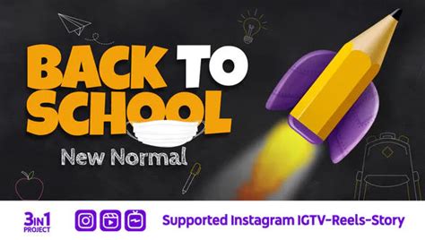 Videohive Back To School New Normal Intro Hd