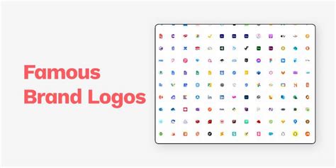 Figma 500+ Famous Brand Logos | UI4Free