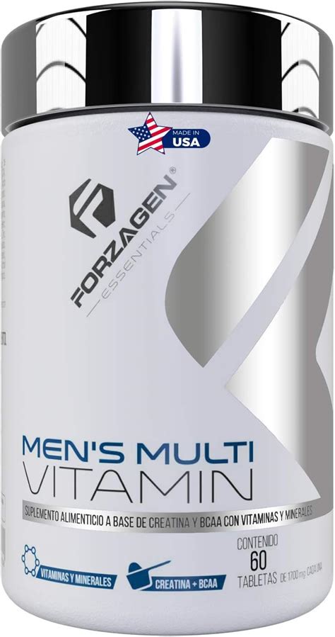 Forzagen Essentials Hecho En Eua Men S Multivitamin Tabletas