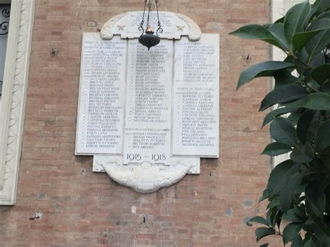 Lapide Ai Caduti Della Grande Guerra Campogalliano Pietre Della Memoria