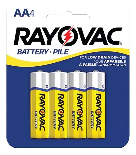 Pilas Rayovac Zinc Carbón Aa 4 Pack MercadoLibre