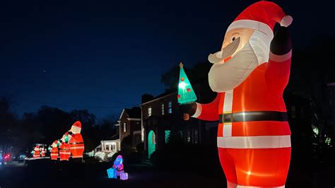 Have You Seen The Giant Inflatable Santas Lining Earle Street We Know