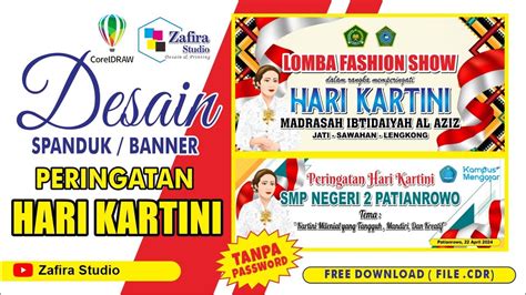 Desain Spanduk Peringatan Hari Kartini 2024 Free Cdr Hari Kartini