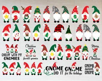 Christmas Gnomes Svg Christmas Svg Nordic Gnome Svg Vinil Etsy