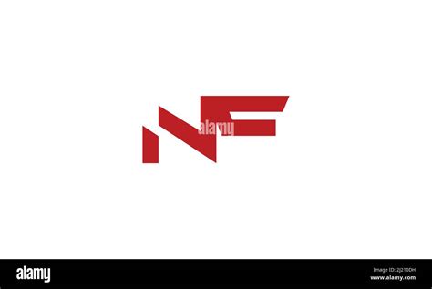 Letras Del Alfabeto Iniciales Logotipo Del Monograma NF FN F Y N