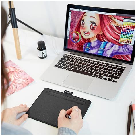 Графический планшет WACOM Intuos M Bluetooth CTL-6100WL черный — купить ...