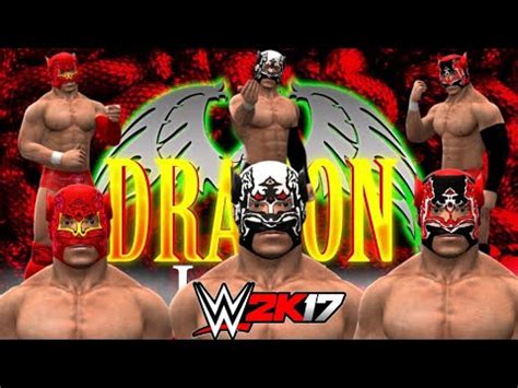 caw fórmula Dragón lee WWE 2k17 PS3 Xbox 360 logos dat YouTube