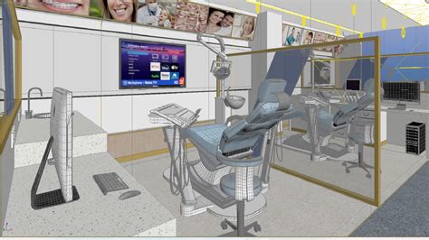 Artstation 3d Scenes For Dental Clinic Reception Reception Resources