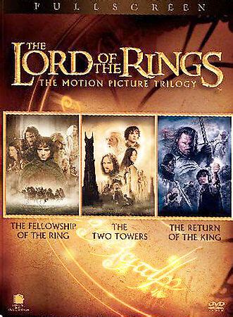 Lord Of The Rings Motion Picture Trilogy Dvd Disc Set