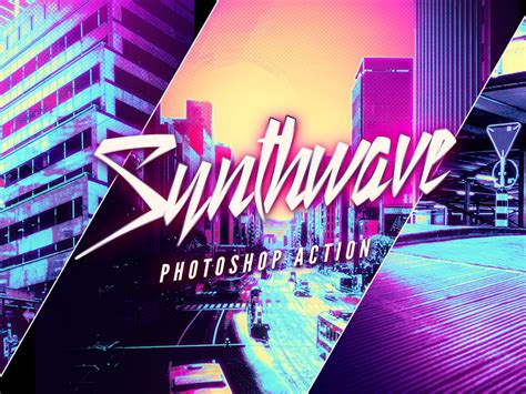 Synthwave Photoshop Action by styleWish on Dribbble