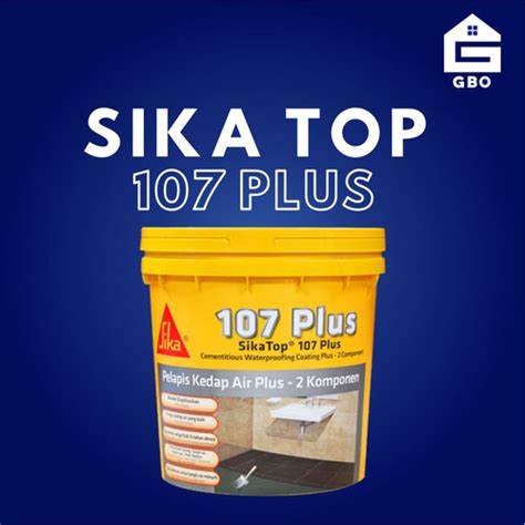 Jual SikaTop 107 Plus SEMEN PELAPIS KEDAP AIR GALON 4KG DUA KOMPONEN