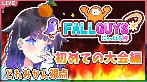 【fallguys】初めての大会🔥フォールガイズにゃっはろ杯👑半分より上位に入れたら宴 Youtube