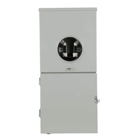 Siemens 200 Amp 4 Space 8 Circuit Meter Combo 4 Jaws Overhead