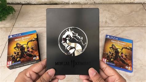 Mortal Kombat 11 Ultimate Limited Edition Ps4 Steel Book Medallion