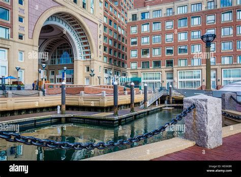 Rowes Wharf In Boston Massachusetts Stock Photo Alamy