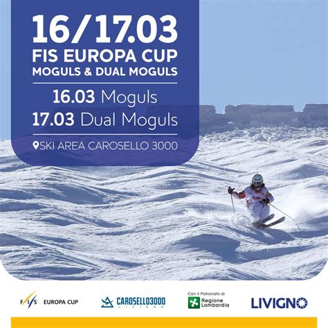 Fis Europa Cup Moguls Dual Moguls In Livigno Ski Area Skipass Livigno