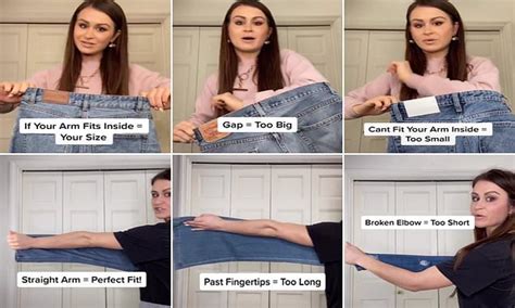 Woman Claims She Has A Foolproof Way To See If Jeans Fit Without Trying