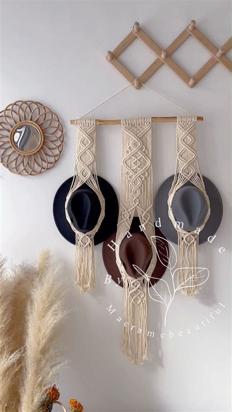 How To Make A Macrame Hanger For Hats Artofit