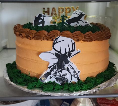 Deer Hunting Birthday Cake